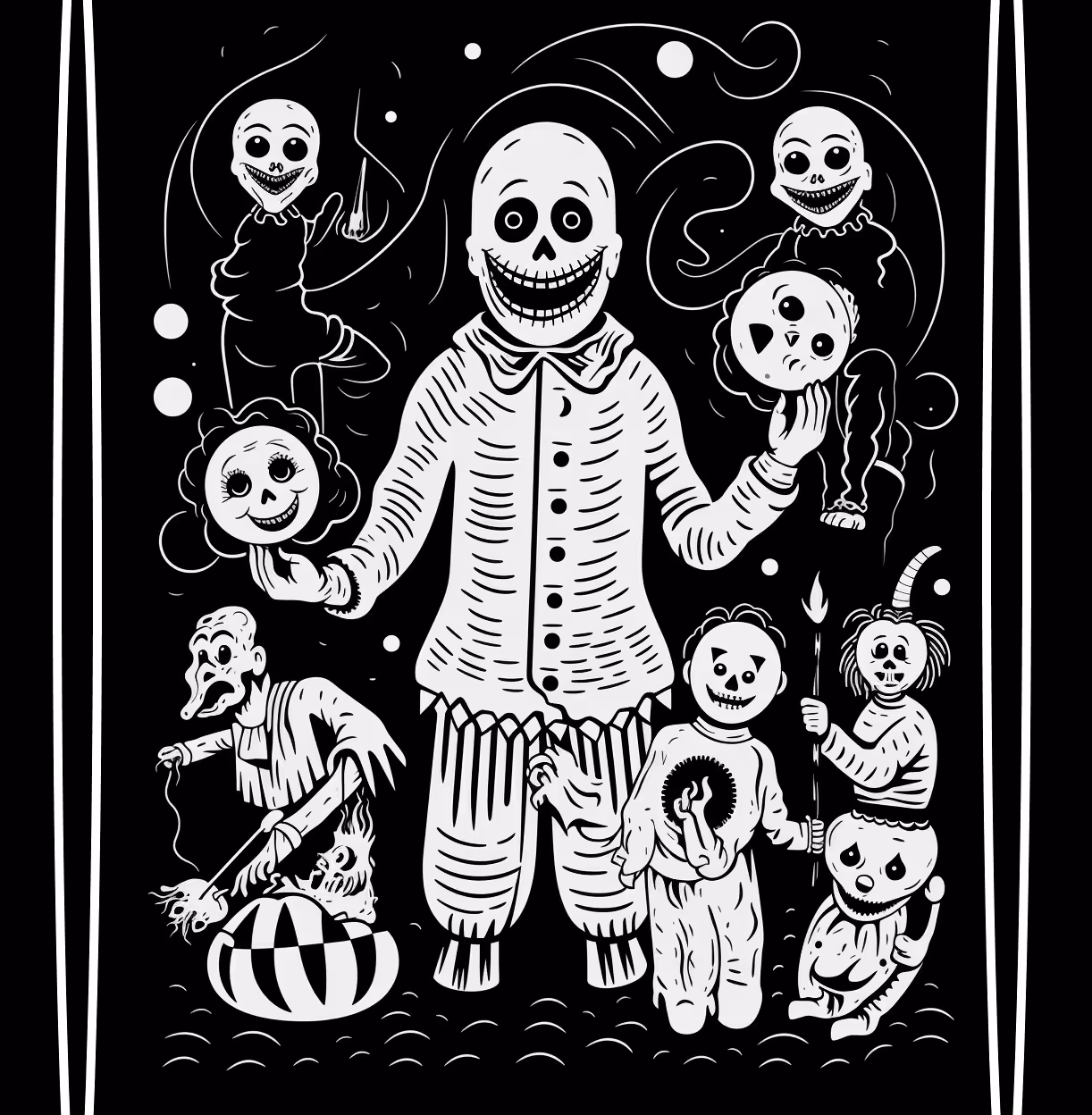 Sick circus of freaks.