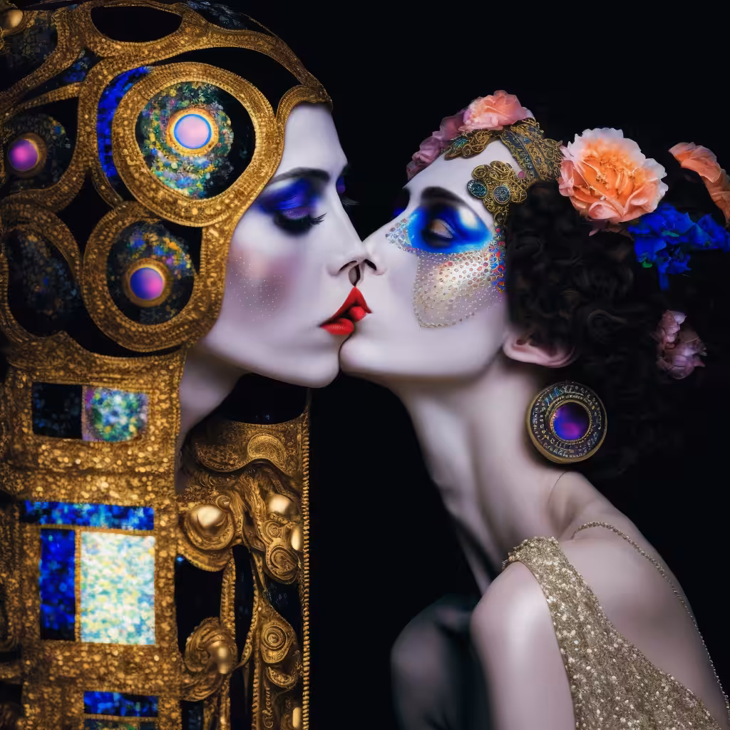 Mixed martial AIArt: Kiss #20