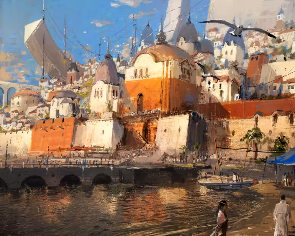 Seaside town