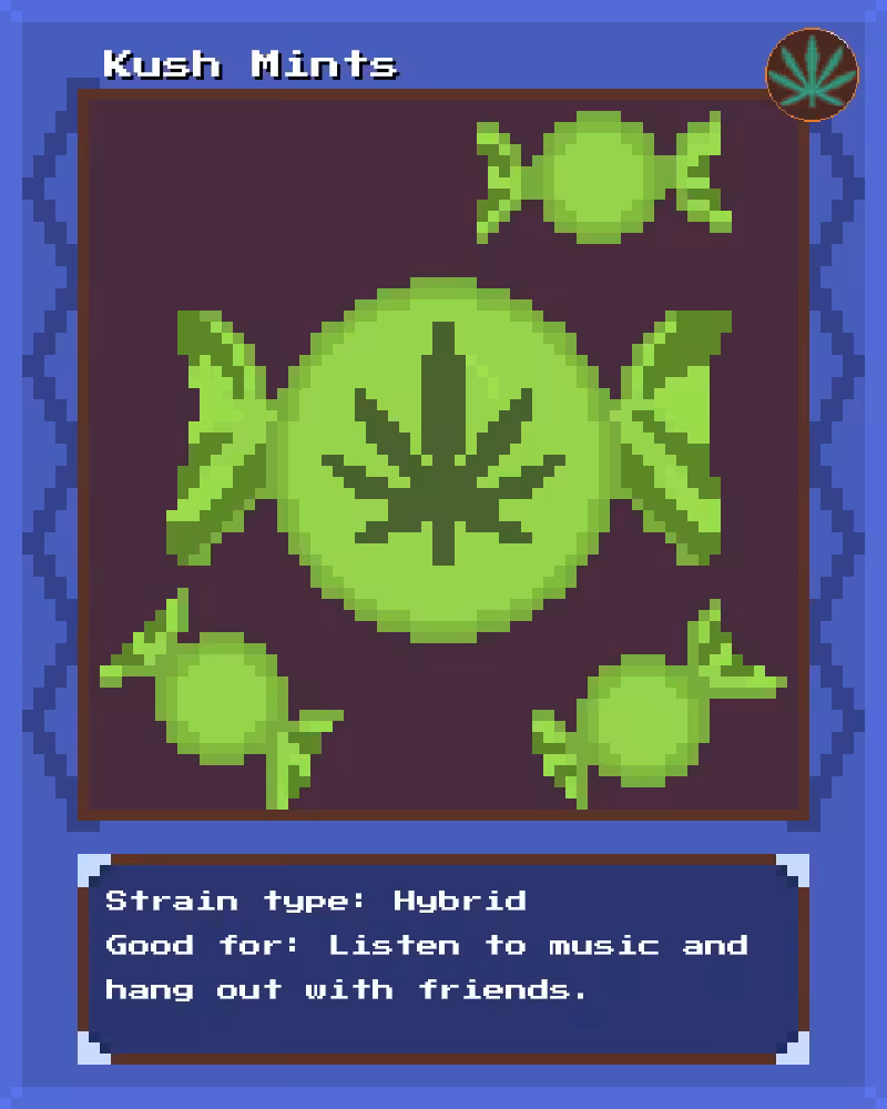 Weed Cards #10 - Kush Mints