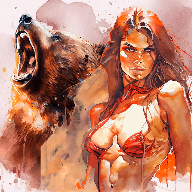 Artemis and Bear #1