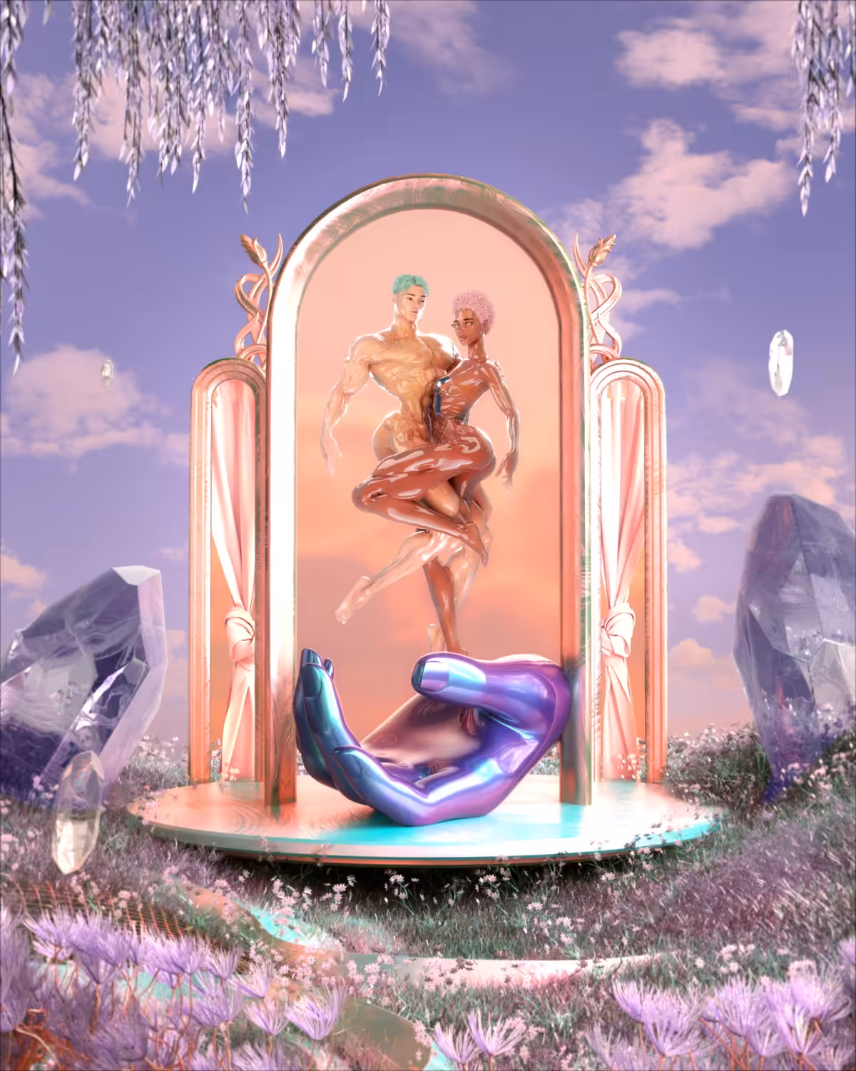 Transcendence by Fvckrender, Blake Kathryn and Jason Ebeyer 