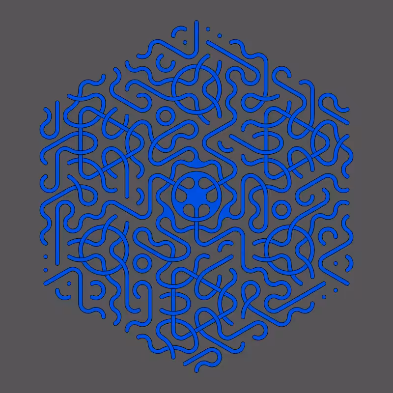 Threefold Symmetry - Dark Variations #387