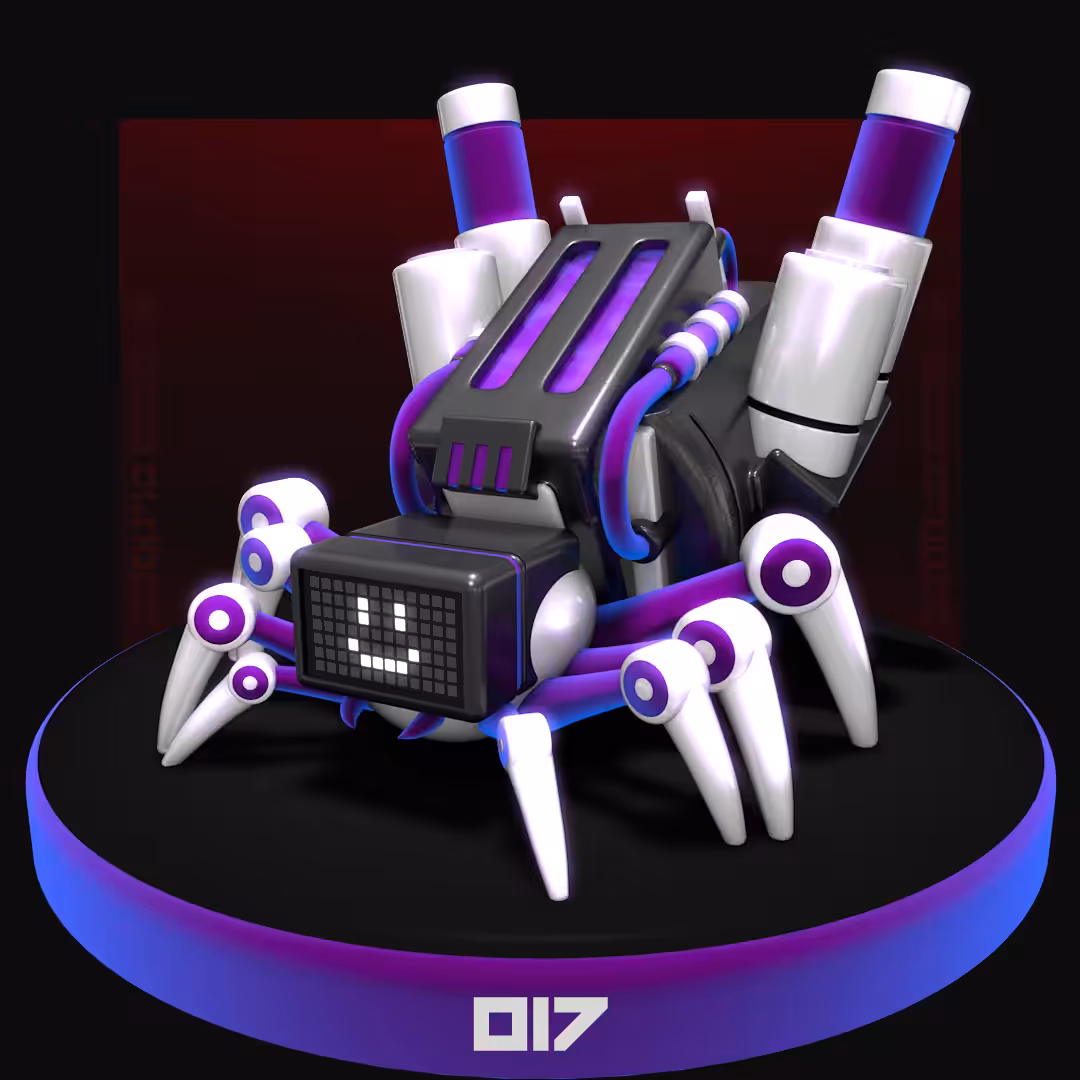 CryptoSpider 017 - OBJKT-Machine