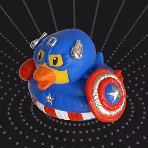 #24 — Captain Duck — Unlockable 3D model