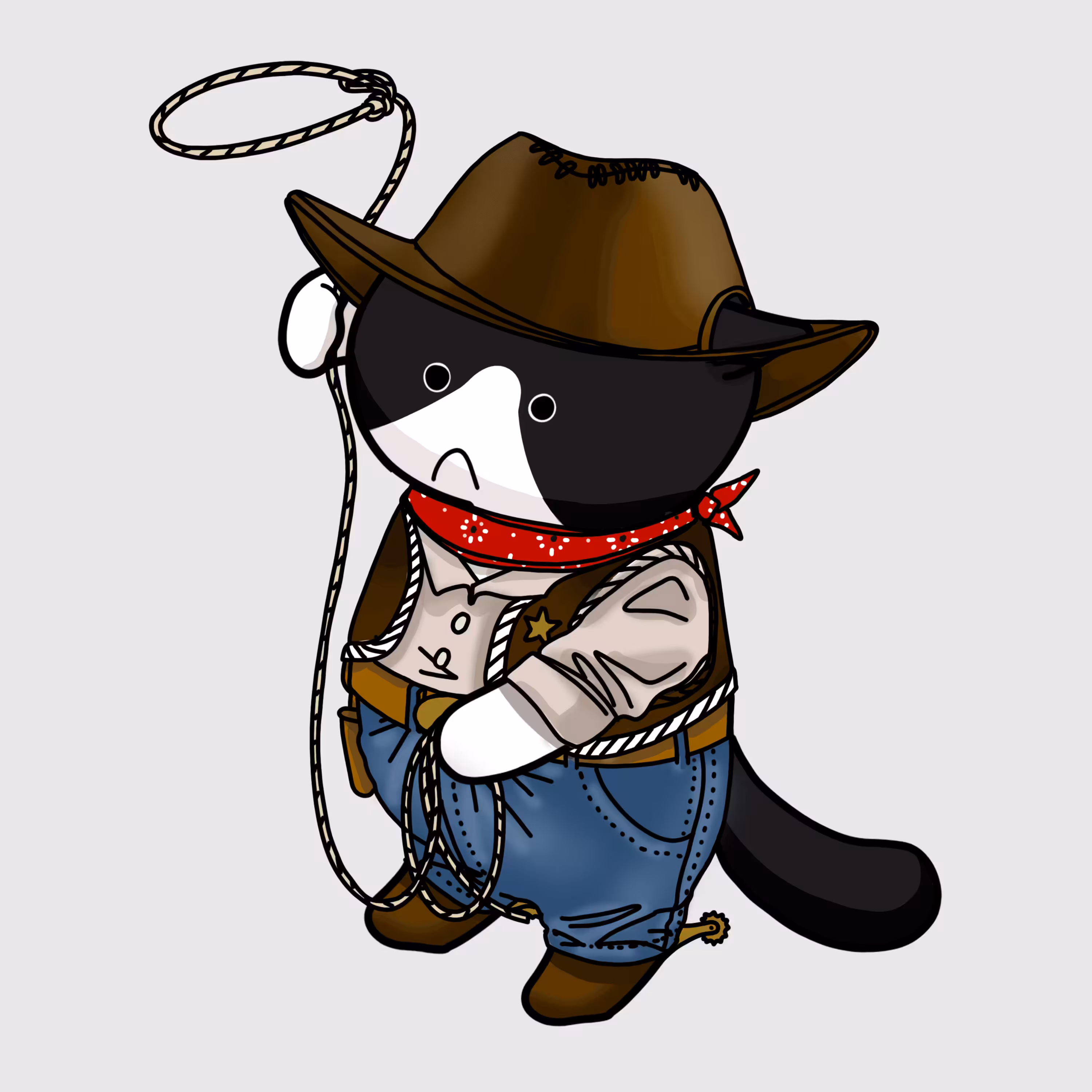 COWBOY CAT #13 