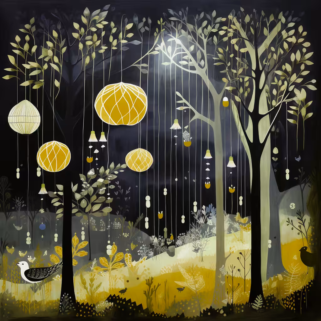 Alone in the woods