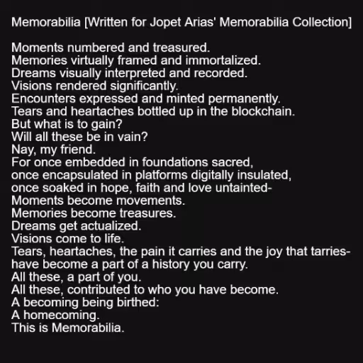 Memorabilia [Written...