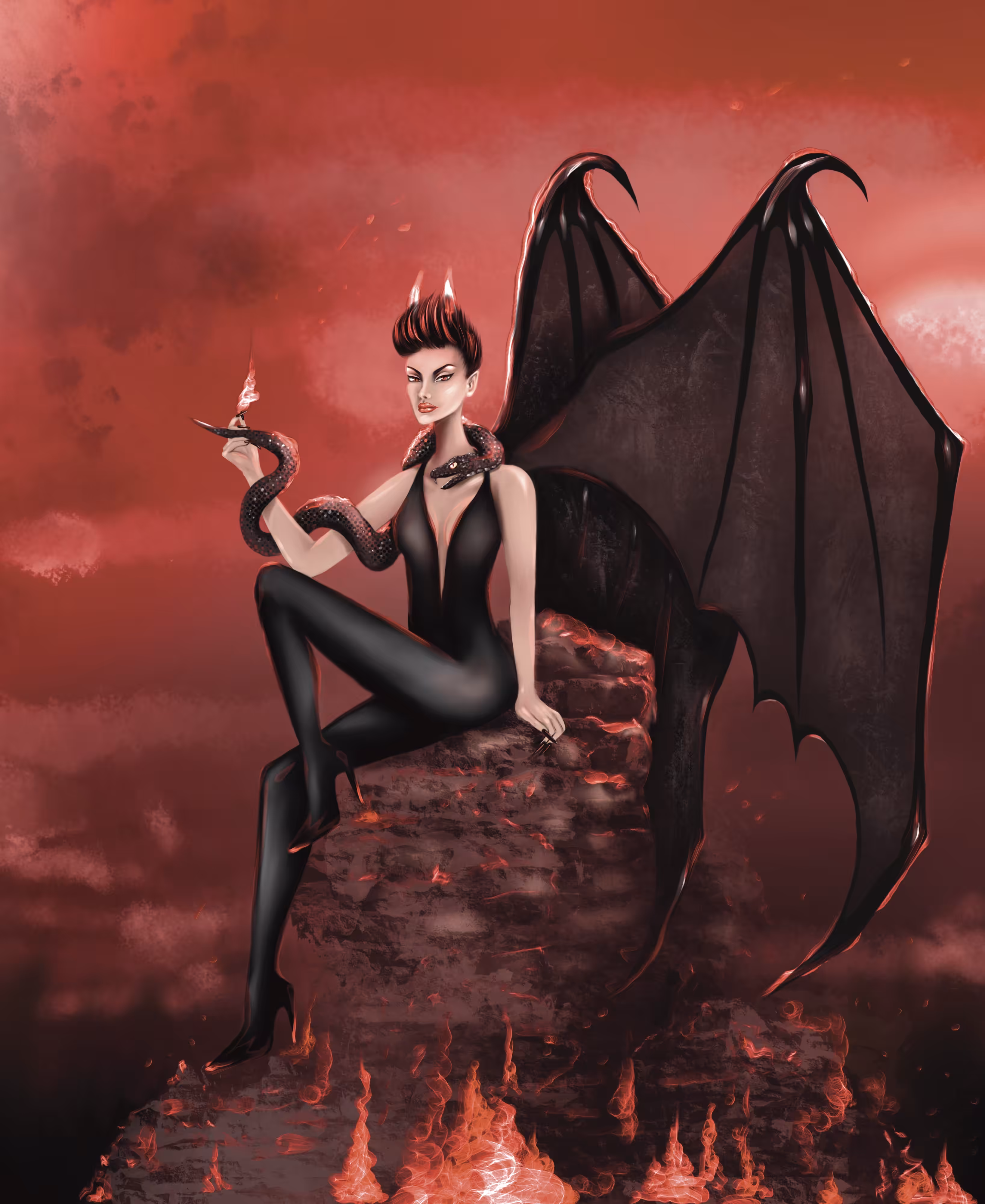 Devil and Sunset