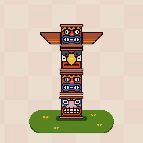 Tiki Totem #24