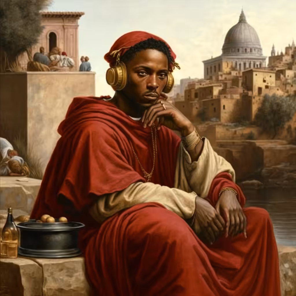 Kendrick Di Lamar by Leonardo Davinci