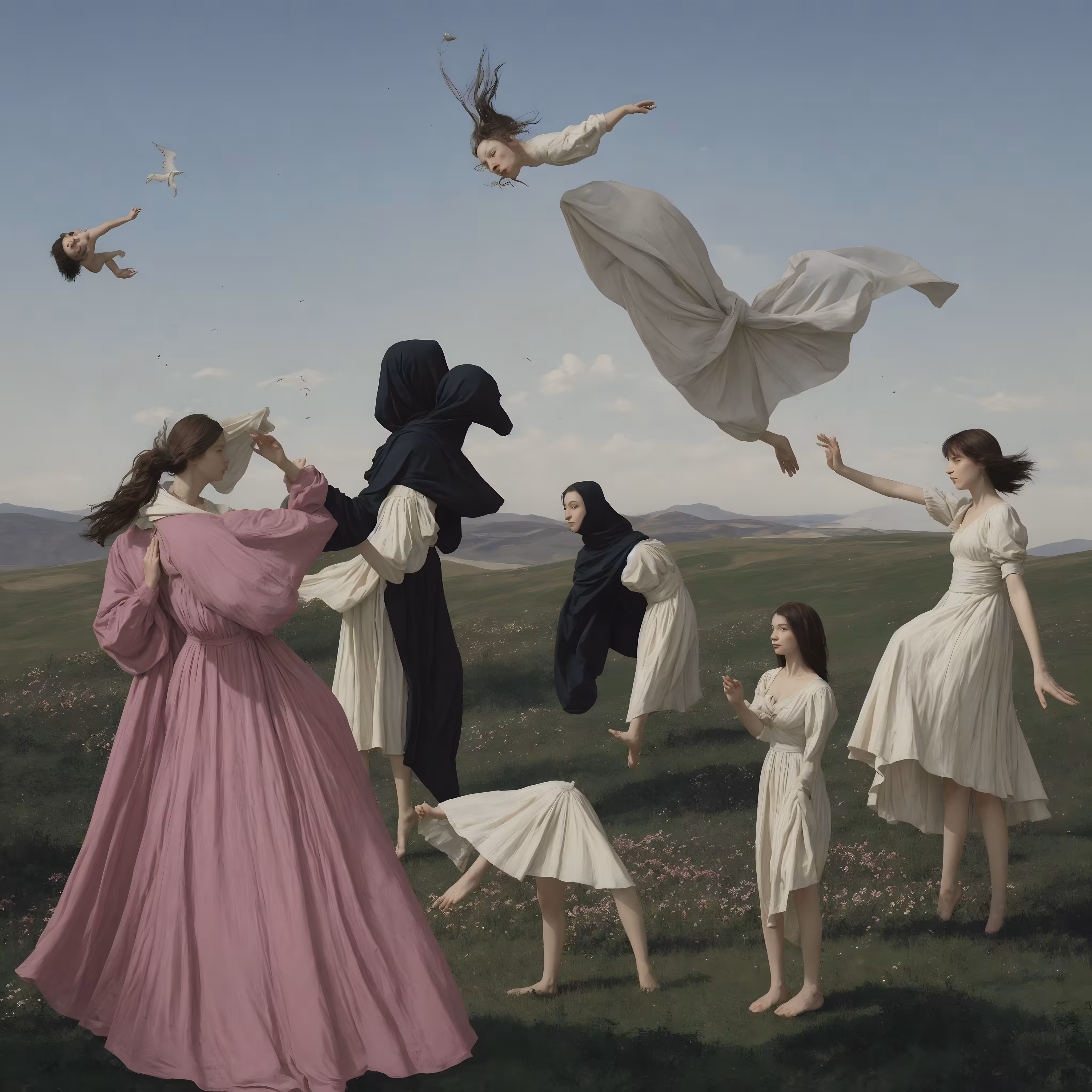 Memories of twisted, falling angels