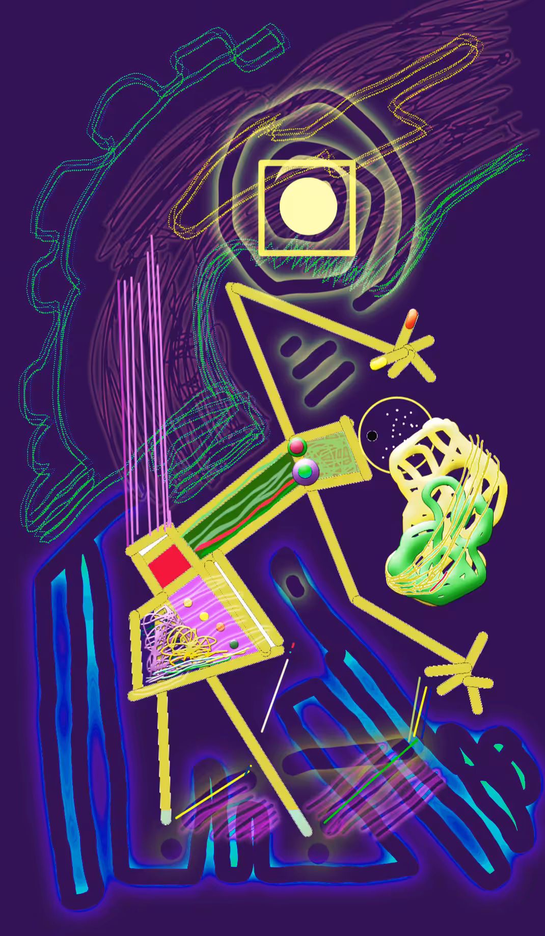 Hello (purple night)
