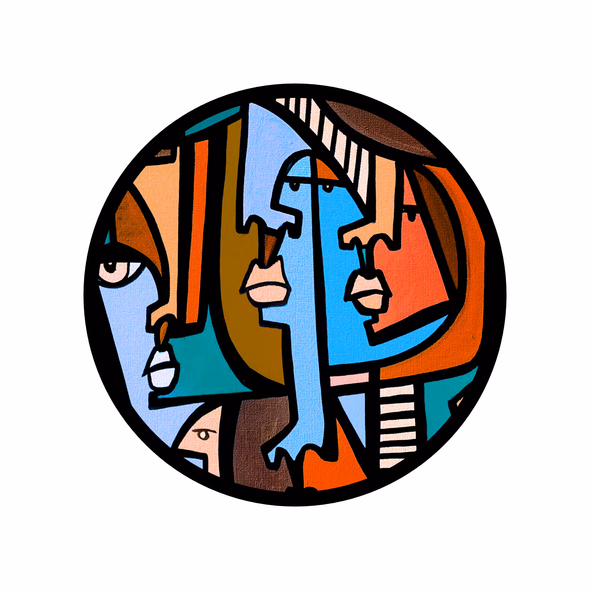 Cubist Circle 143