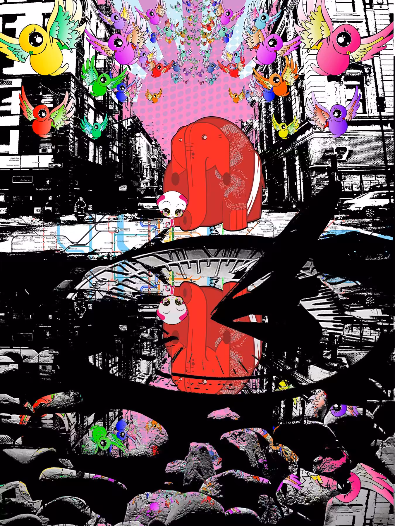 Life in Color Time Series Elephant by Miguel Paredes