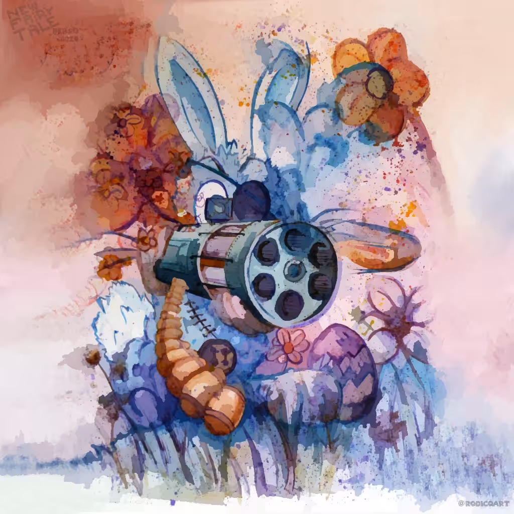 Little Character 0010 : The Rabbit Machine eggs