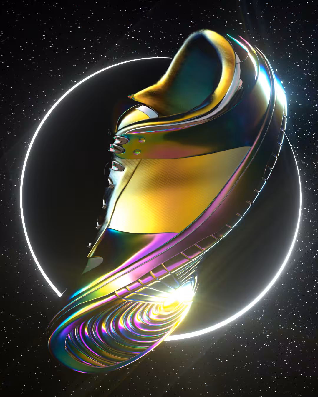 Iridescent Purple Space Jam Donk