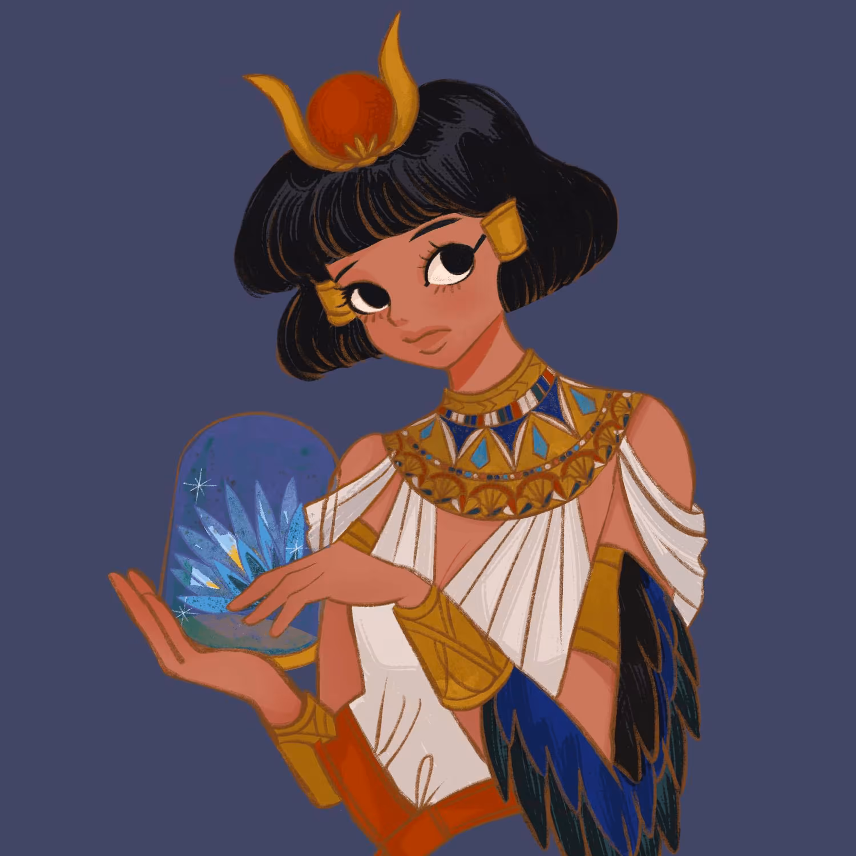 55bio_Egyptian Blue Water Lily