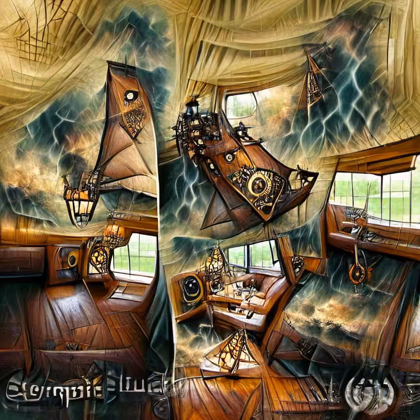 Steampunk Sailboat No. 2