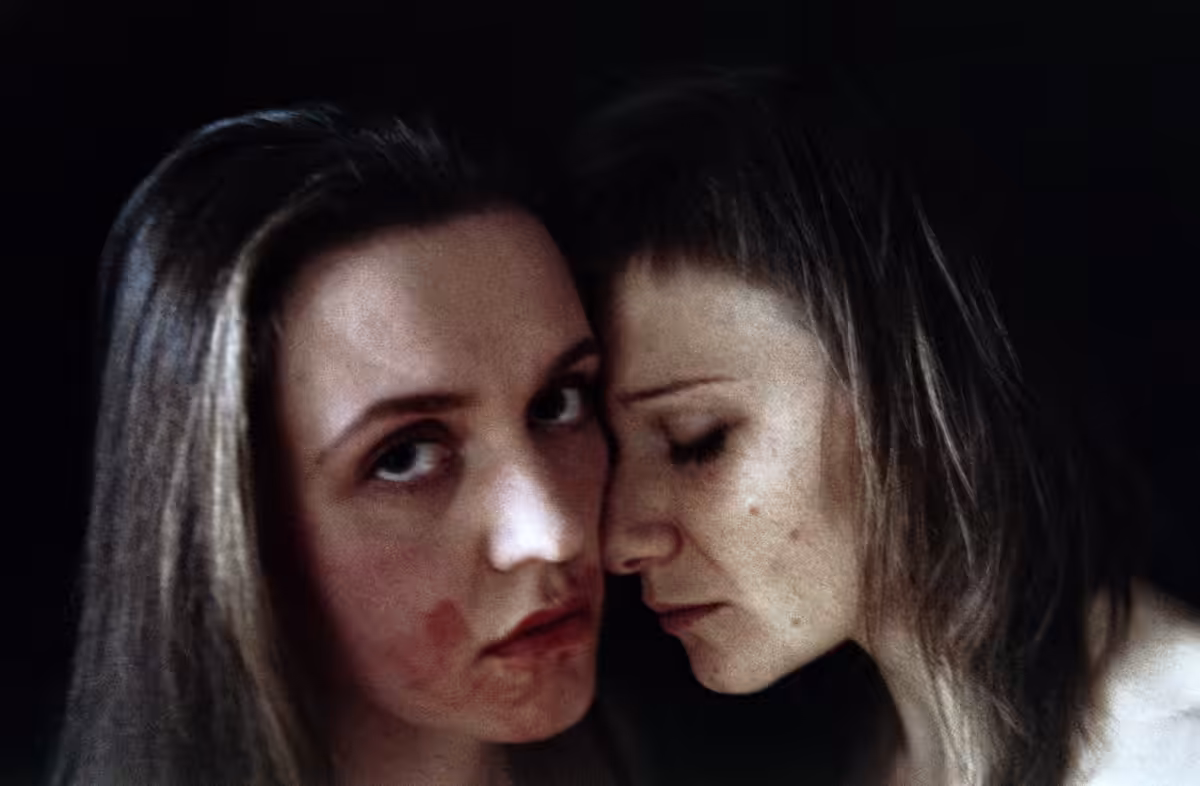 Self-portrait with Dasha 