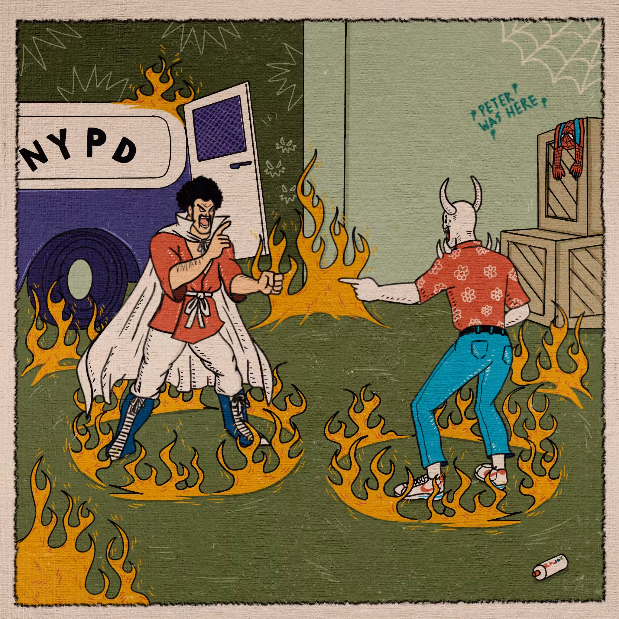 Mr. Satan meets Mr. Satan