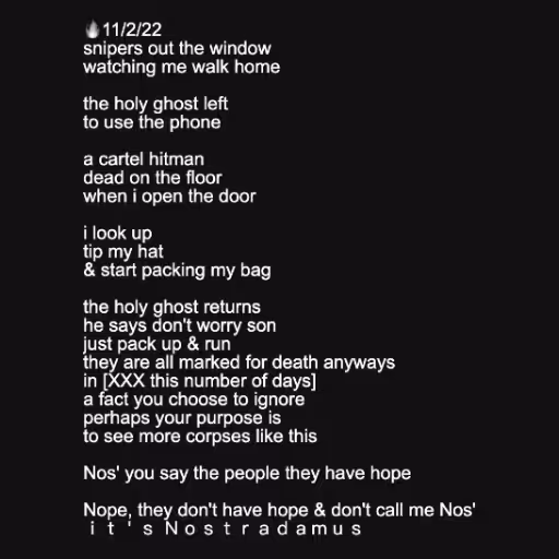 🔥11/2/22
snipers ou...