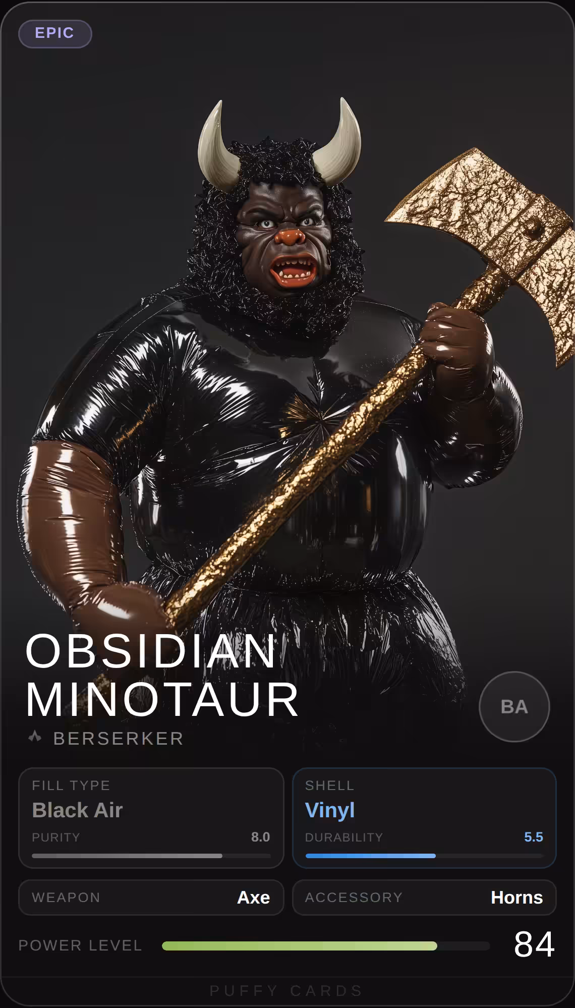 Obsidian Minotaur