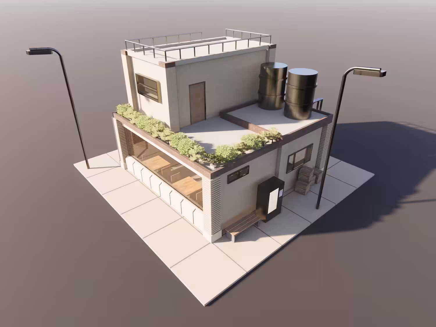 House and bar