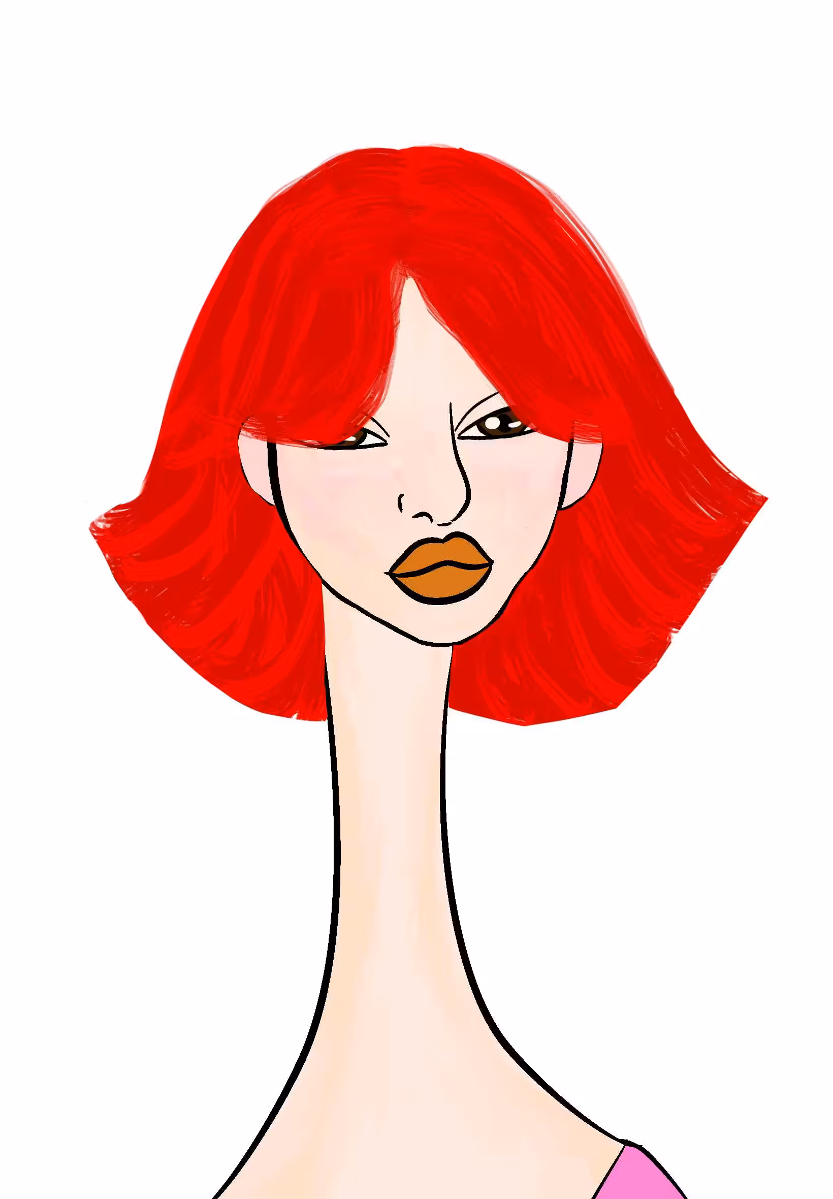 Long Neckie Ladies: Long Neckie Lady #132