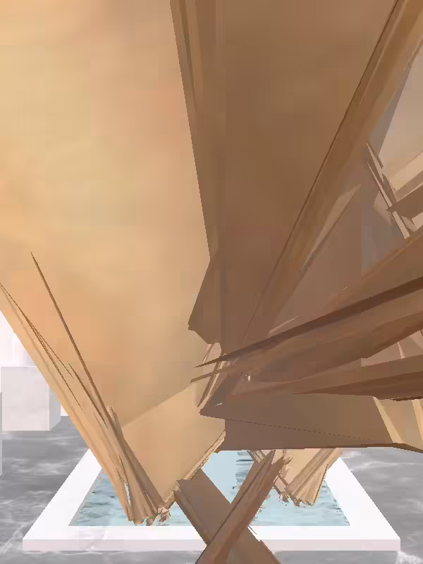 HeavenComputer: The Fragmented Rising Old Bronze Woman #4135