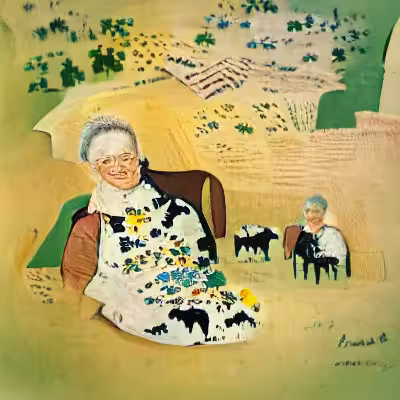 Portrait of Grandma Moses
