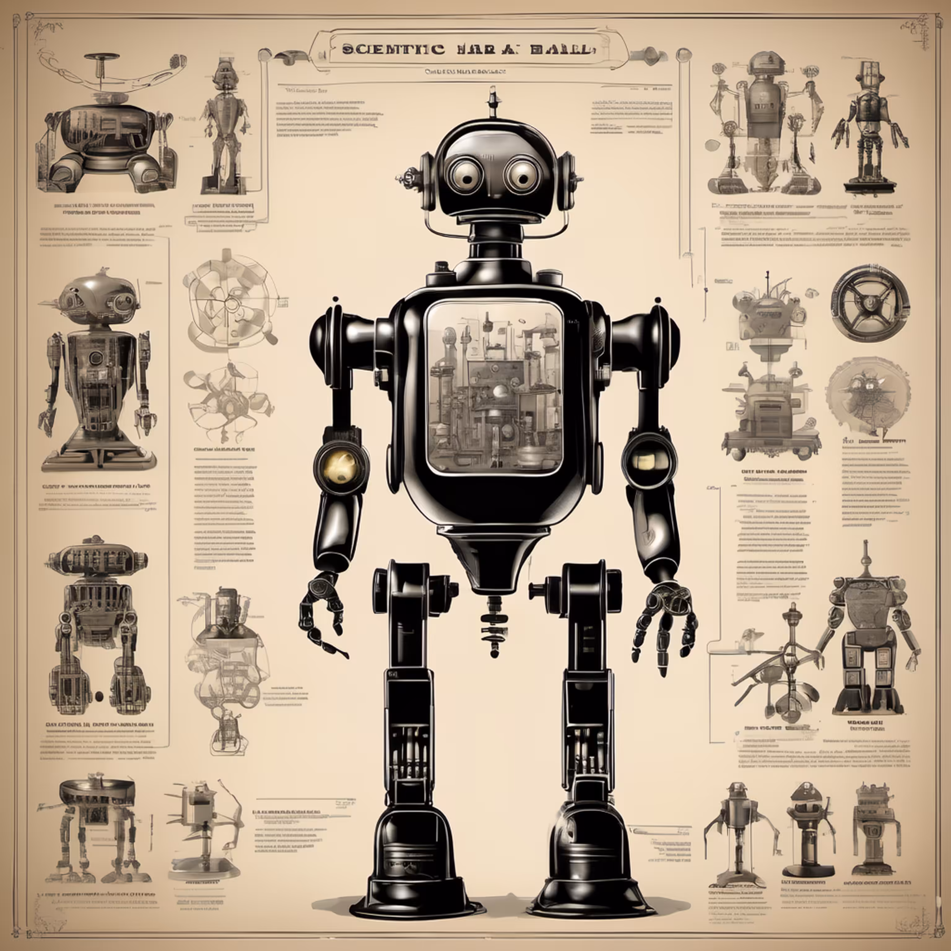 STUDIES ON ROBOTS - 19TH CENTURY #8