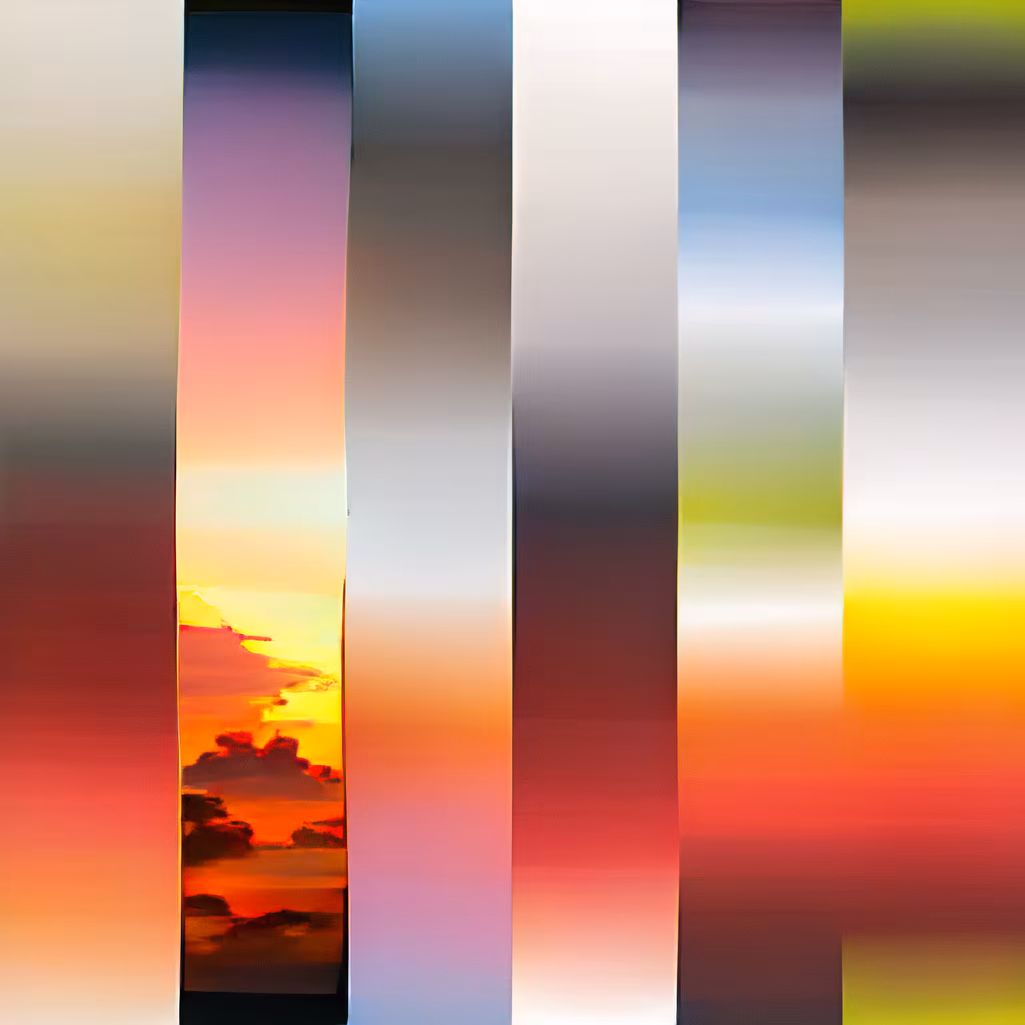 A sunrise on Mars
