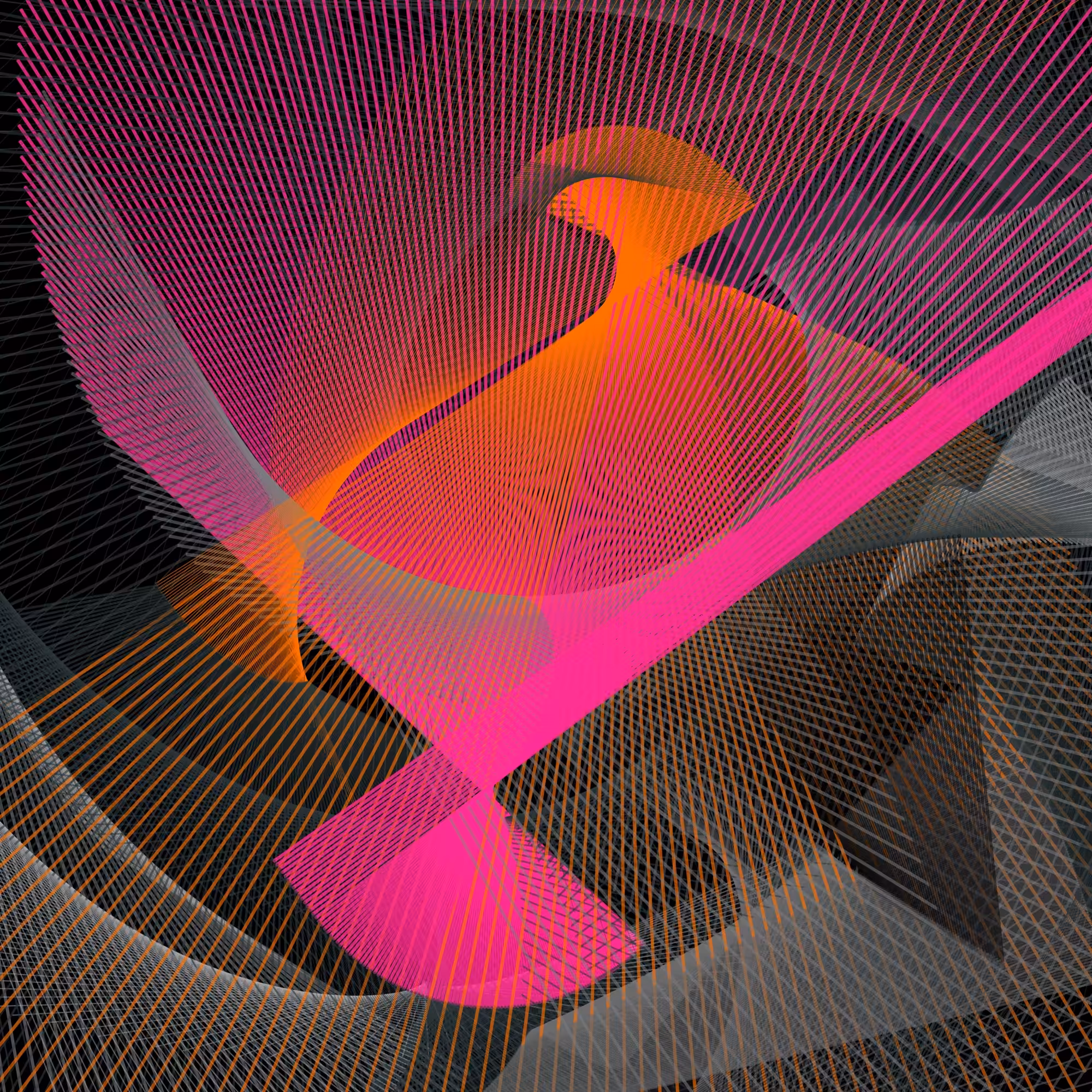 Generative Line Art 1:1 Genesis#103