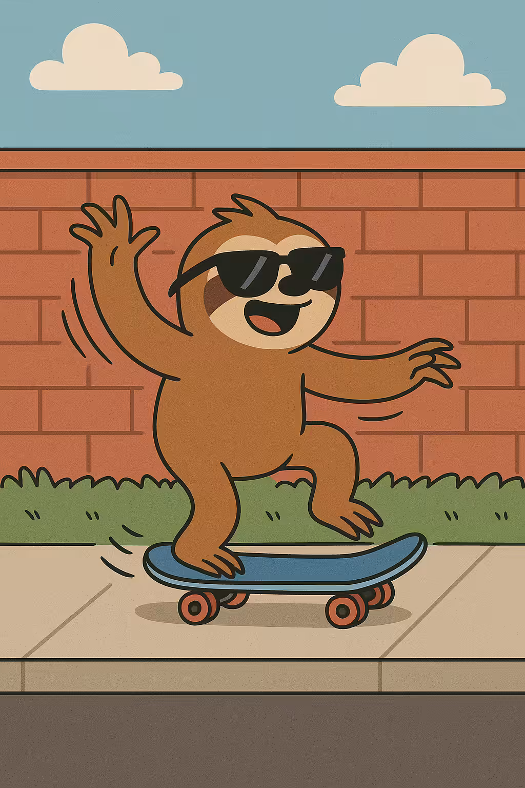 Chill Sloth on Wheels