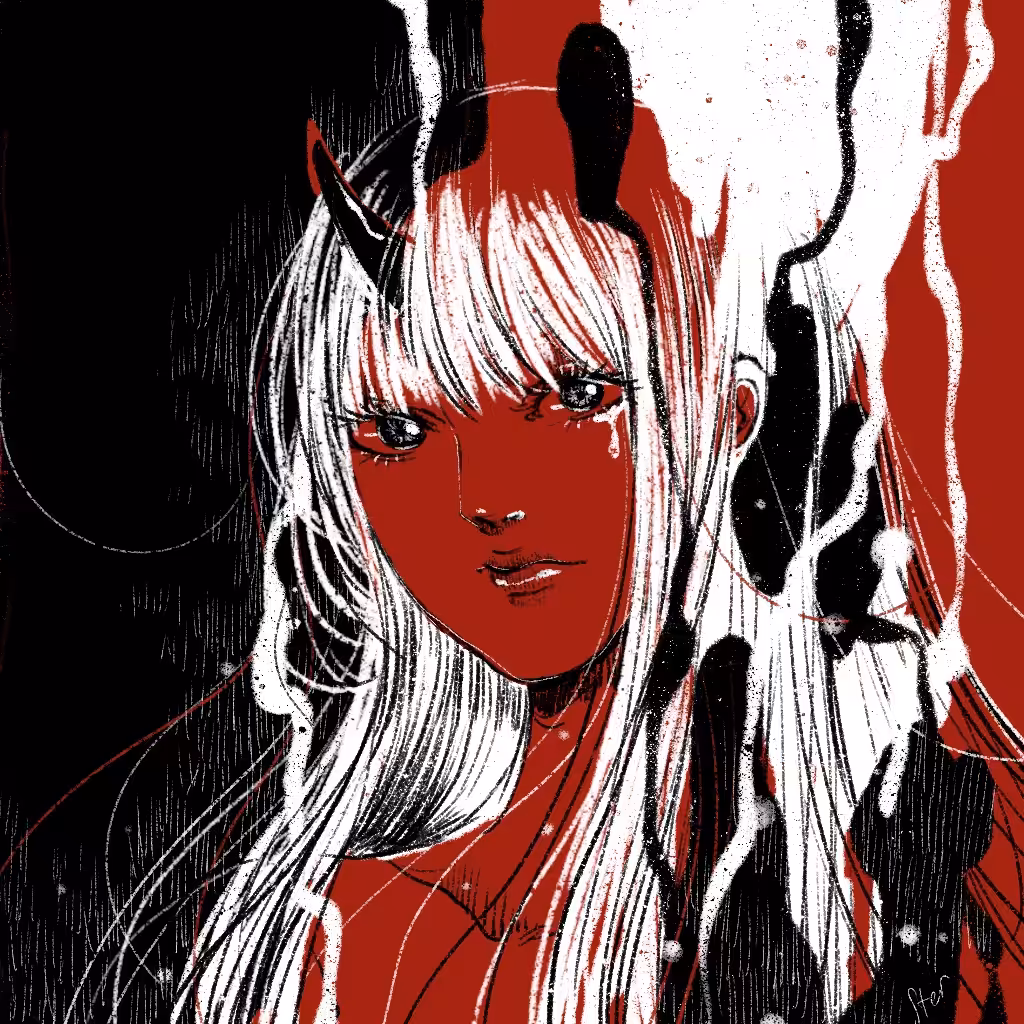 Crimson moon