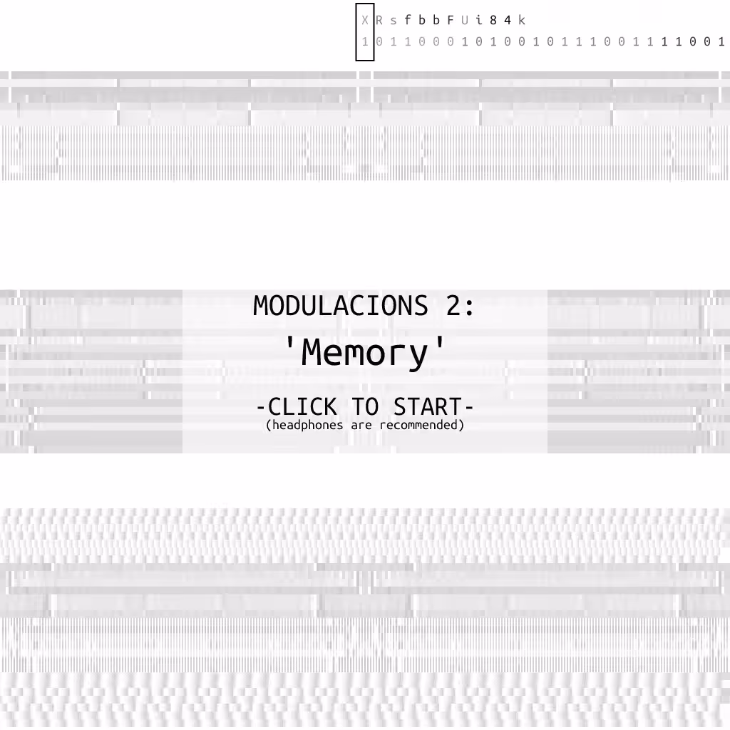Modulacions 2: 'Memory' (audio) #33