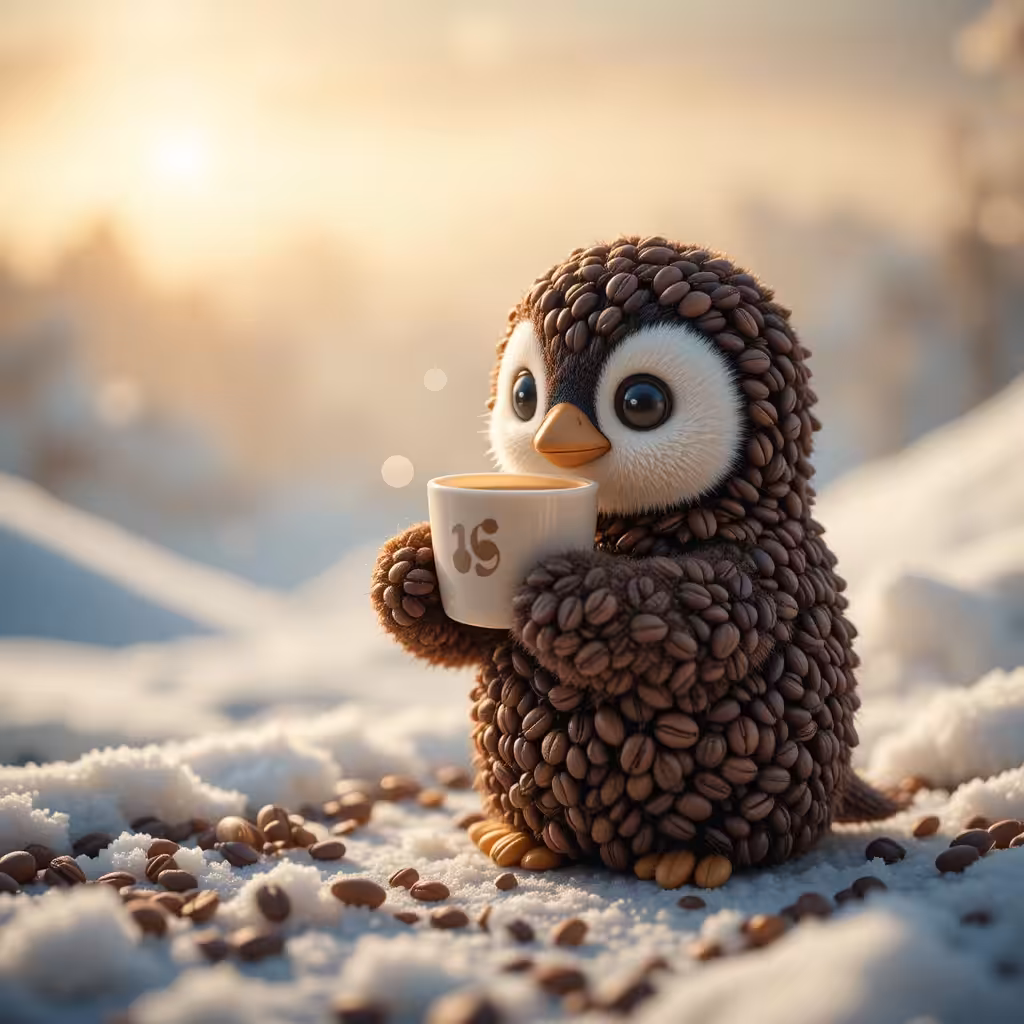 Coffee Penguin 003