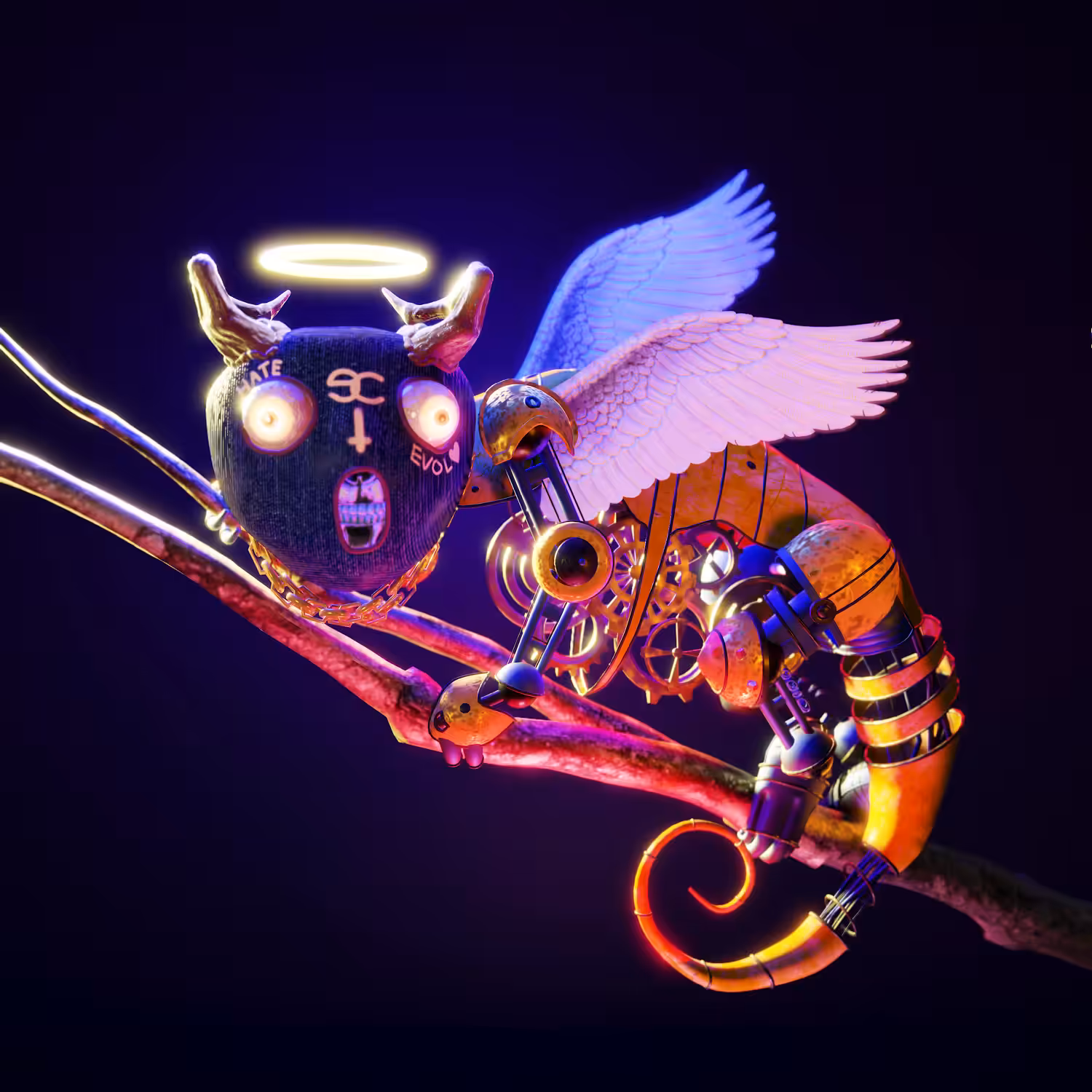 CHAMELEON.NO.56 - Angel & Devil X EVOLARTCOMP
