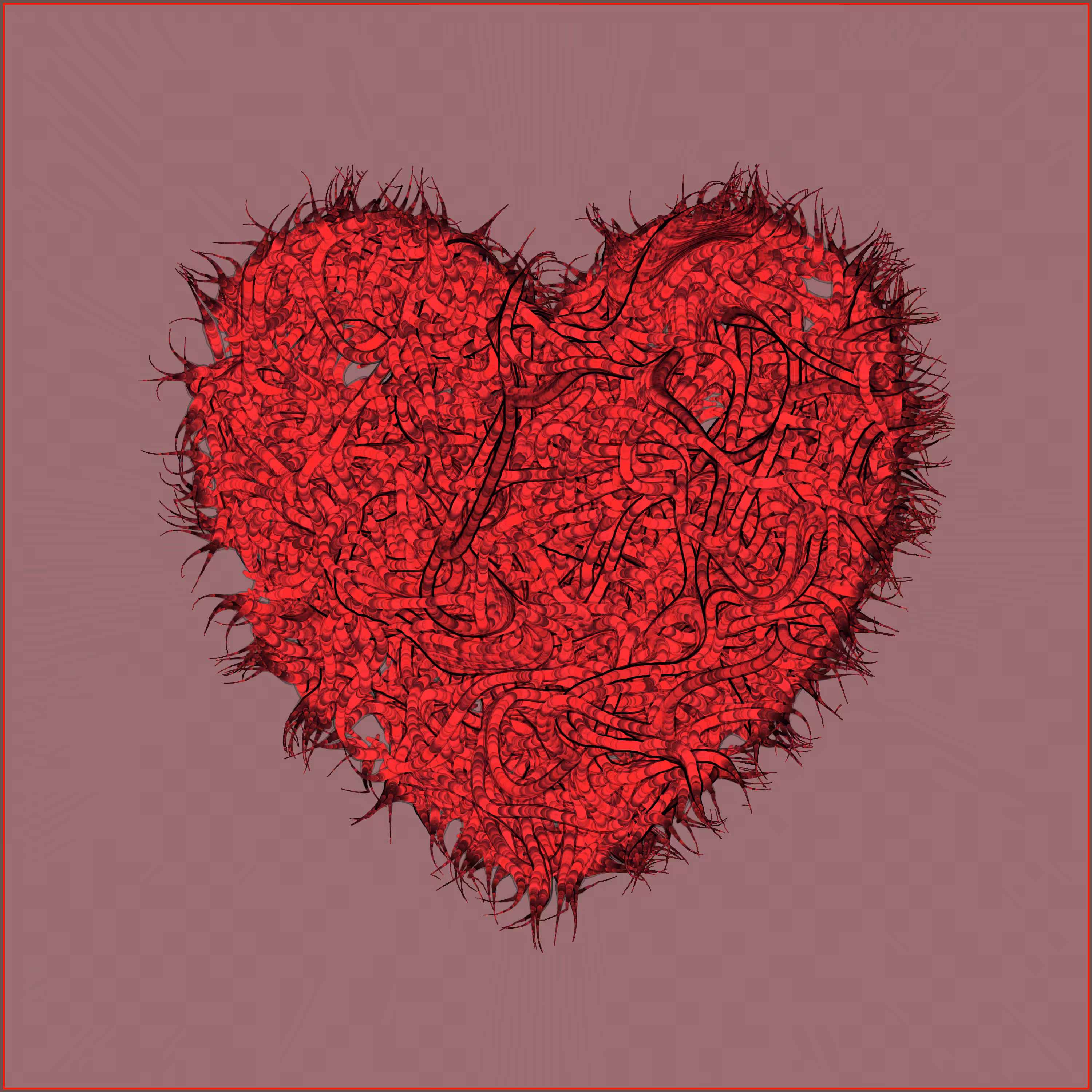Heart (Romantic) in Red