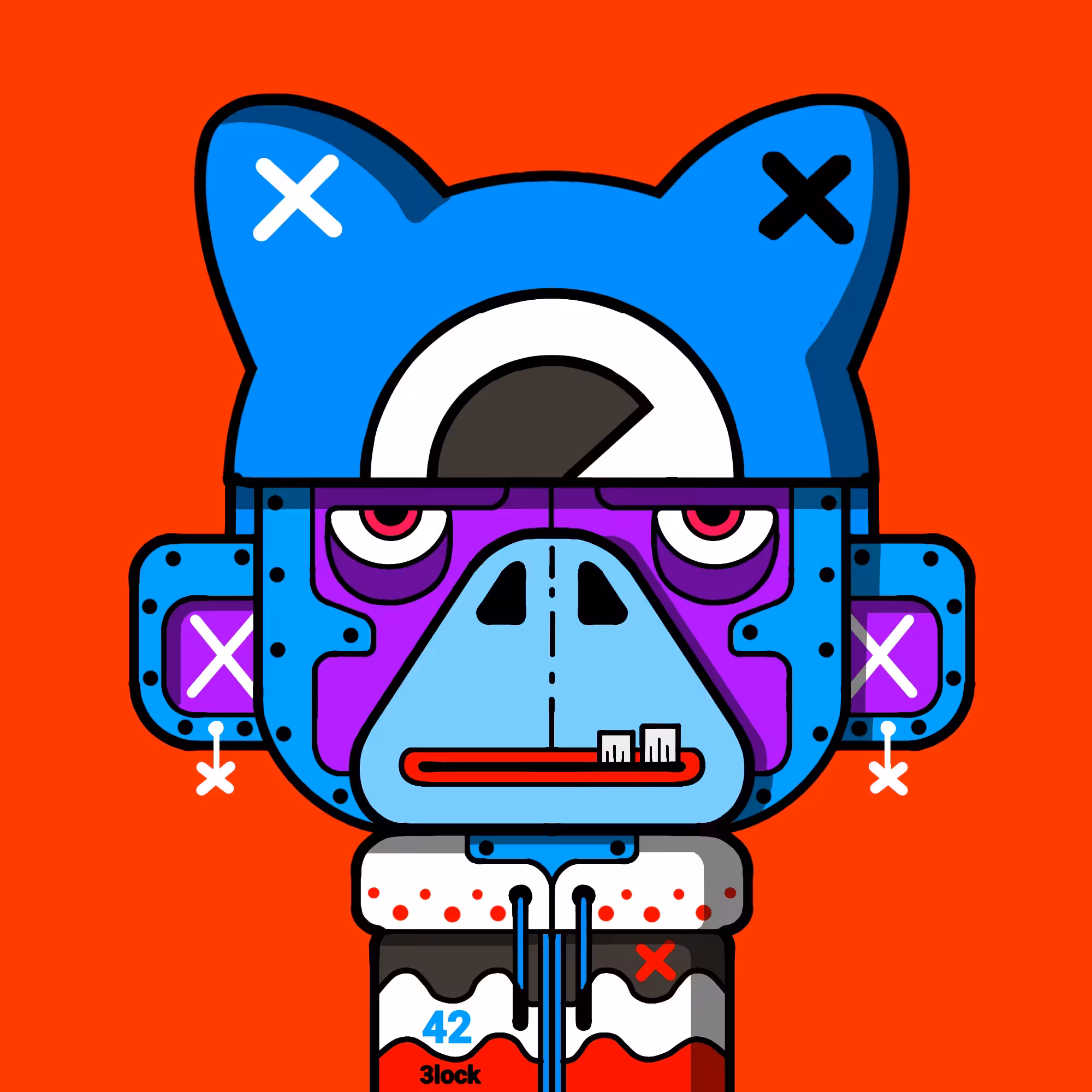 The monkey Block: monkey block #042