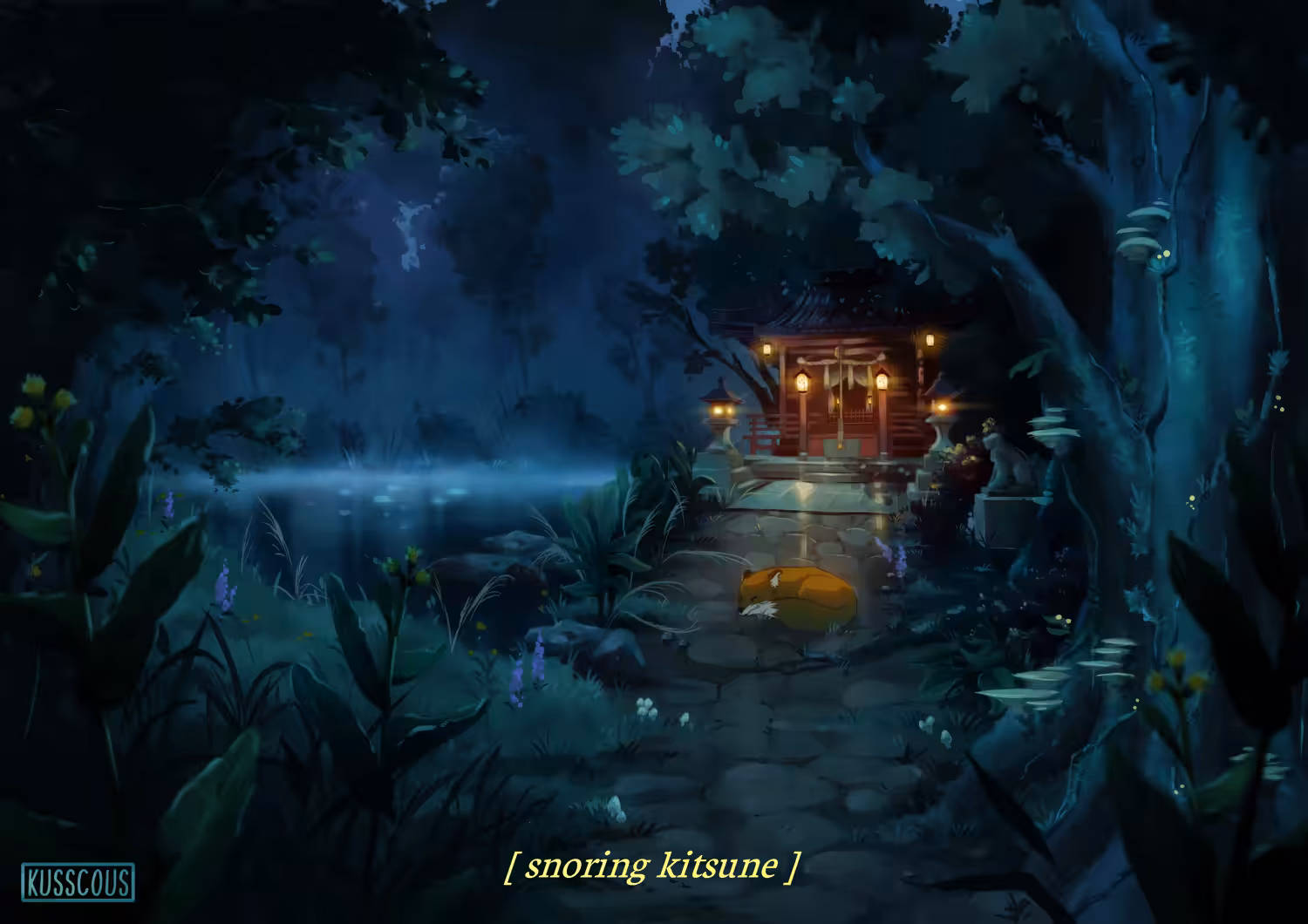 [snoring kitsune]