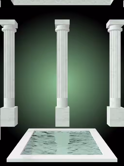 HeavenComputer: The Receding Matte Green Woman #4228