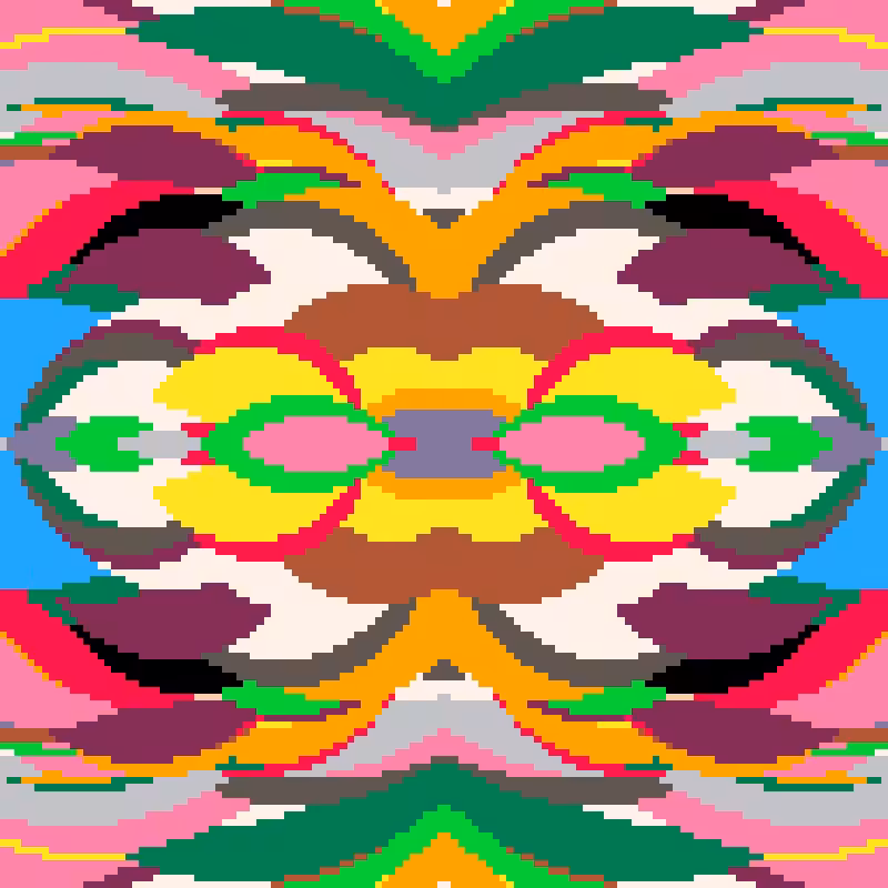 Rapid Psychedelic Inkblot Test Generator #23