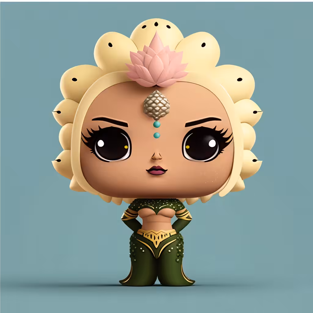Doll-blooming cactus