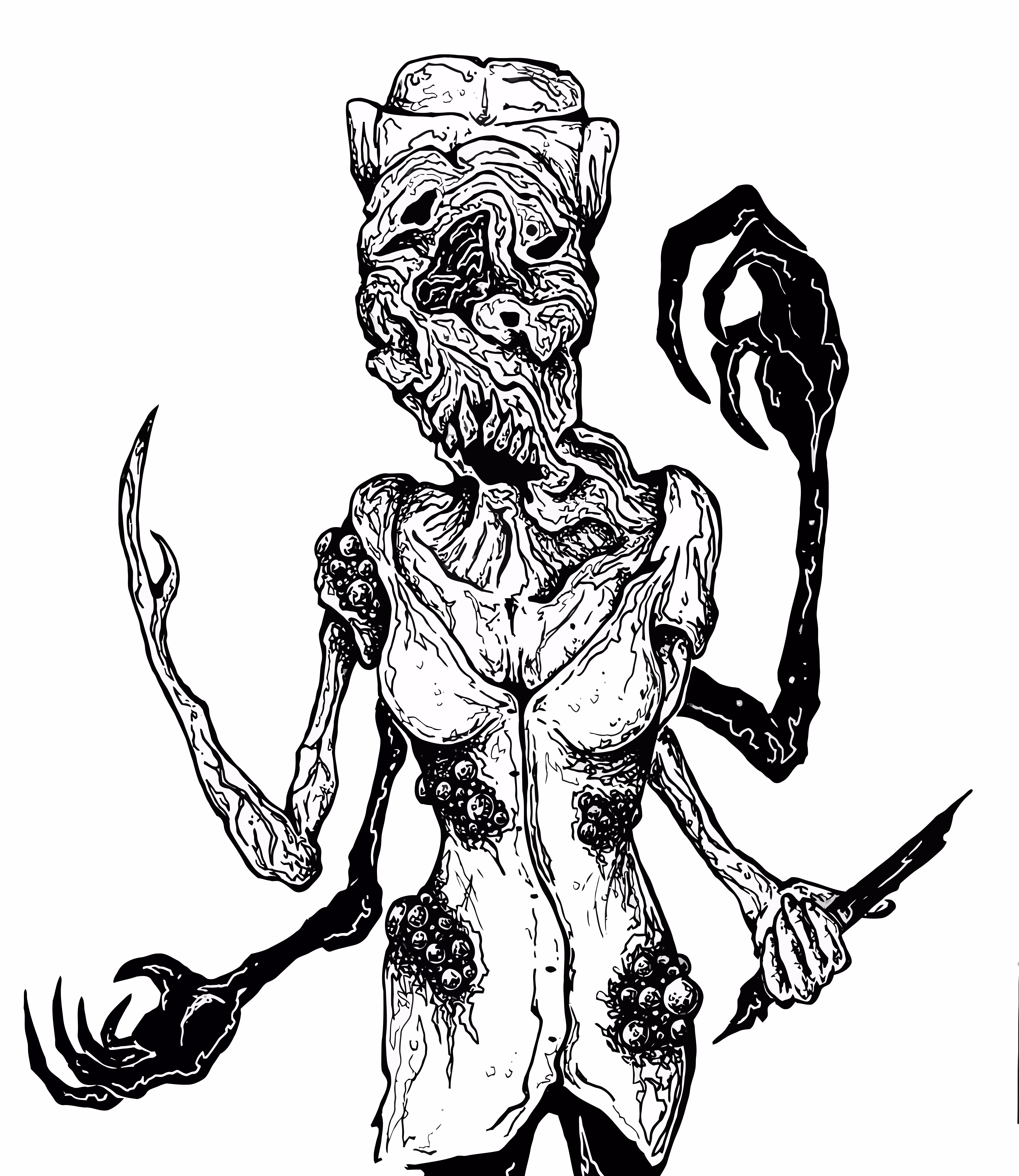 ugly face monster