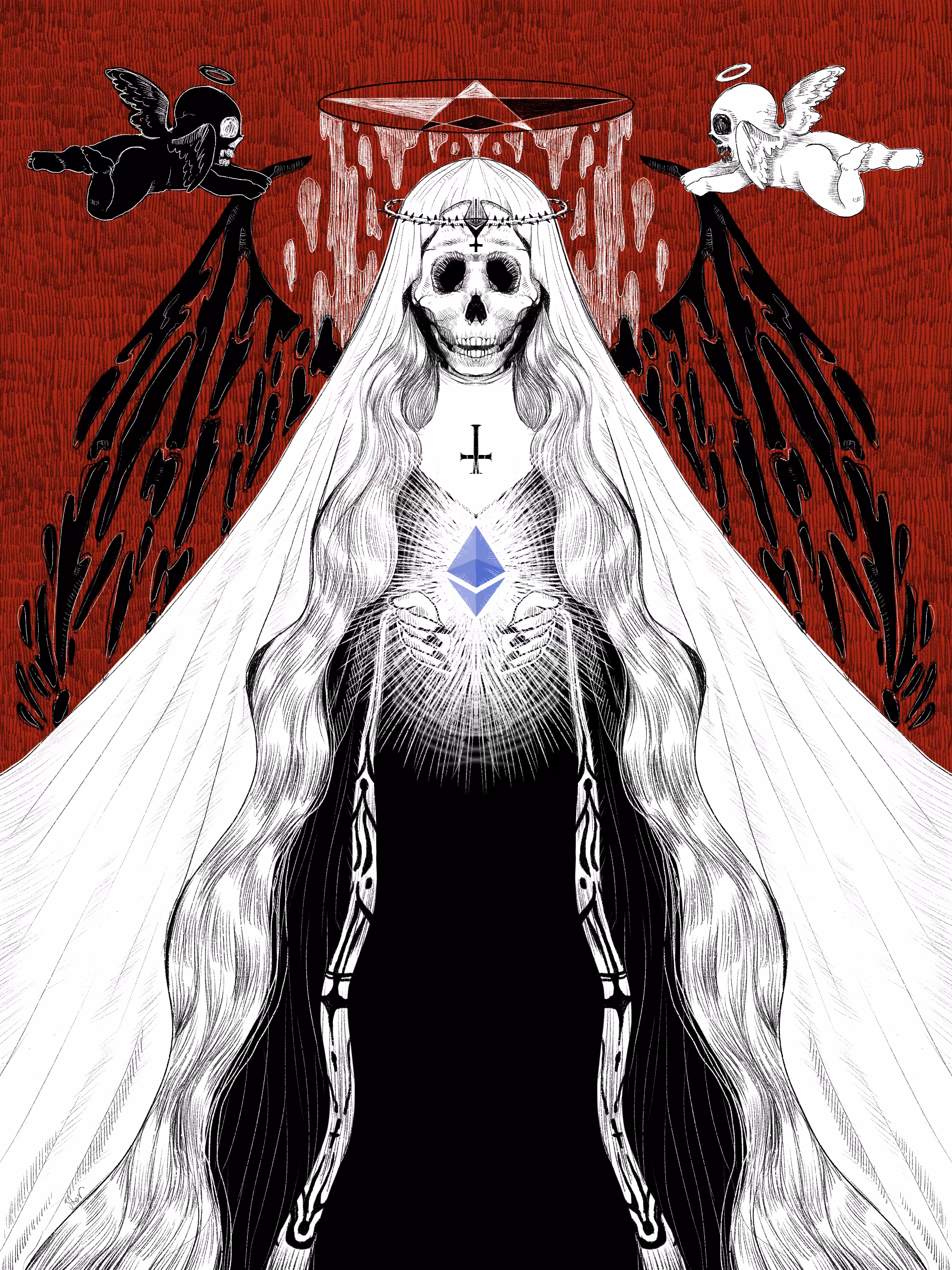 Unique Artwork #03 - Santa Muerte