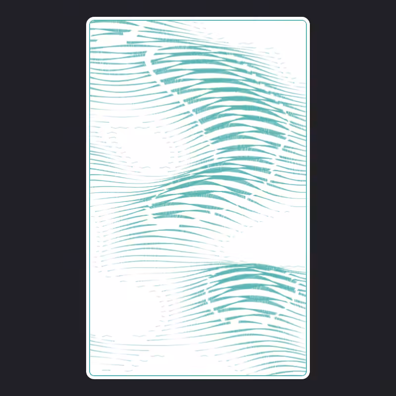 Topographic Playing Card #66