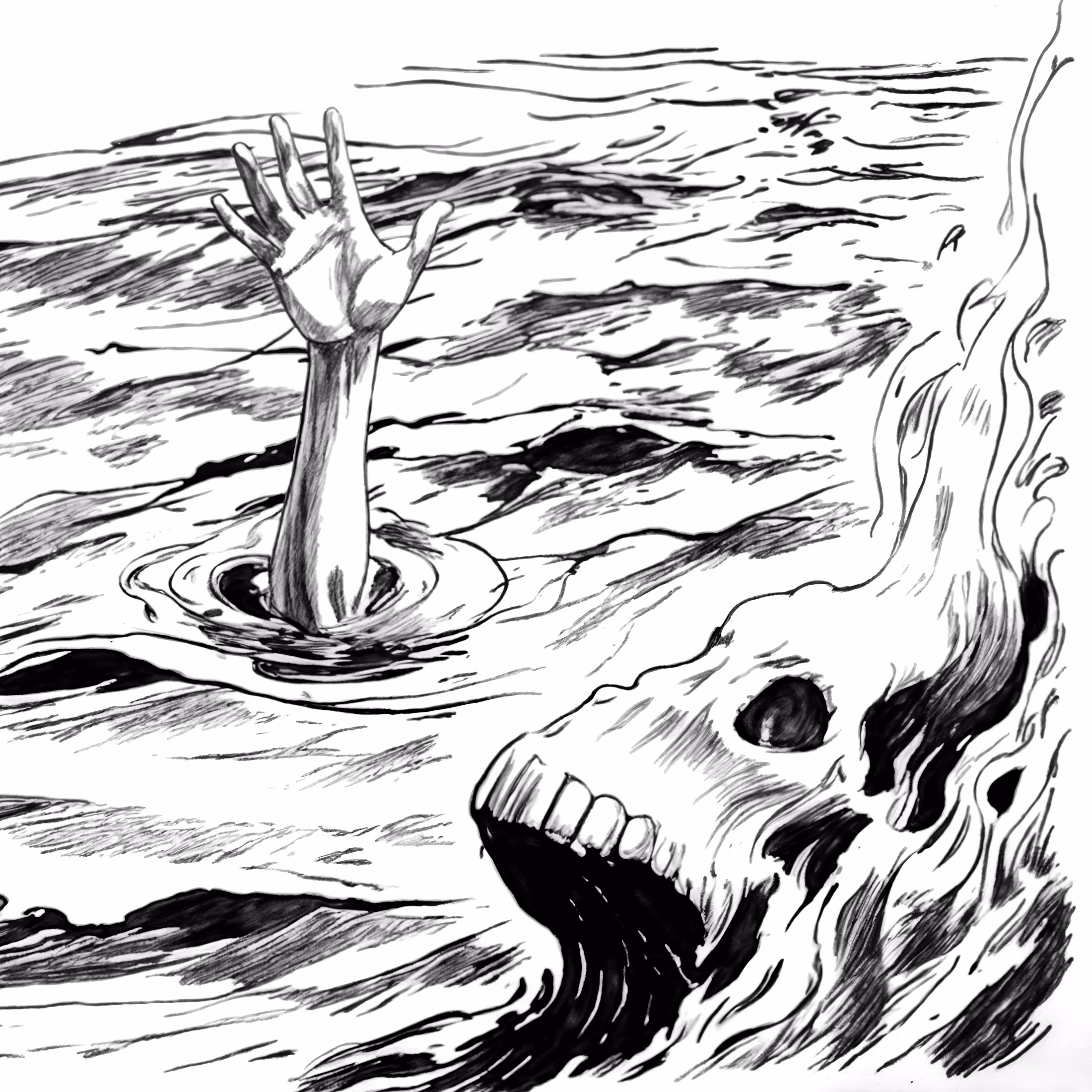 Inktober '25: Day 25 / Inferno