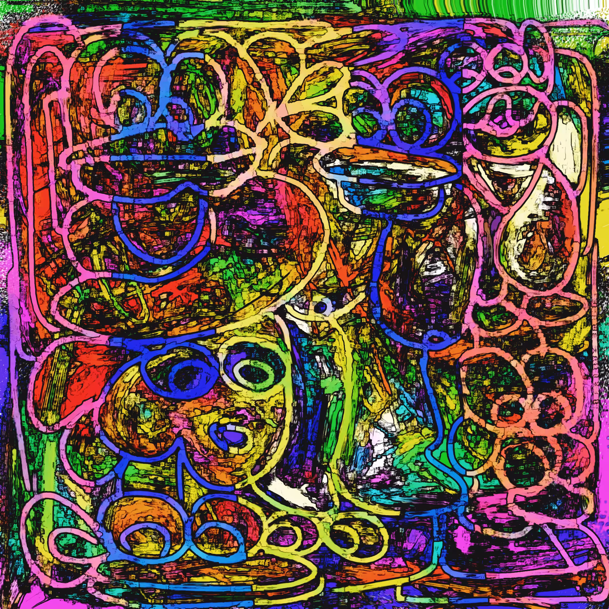 Chromatic Echoes of the Inner Crowd”